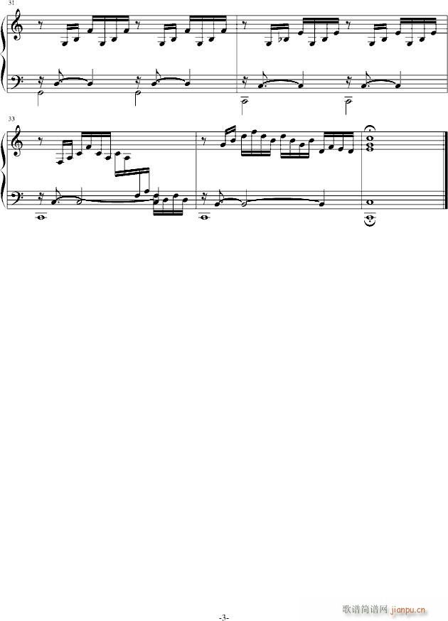 十二平均律之c大调前奏曲(钢琴谱)3