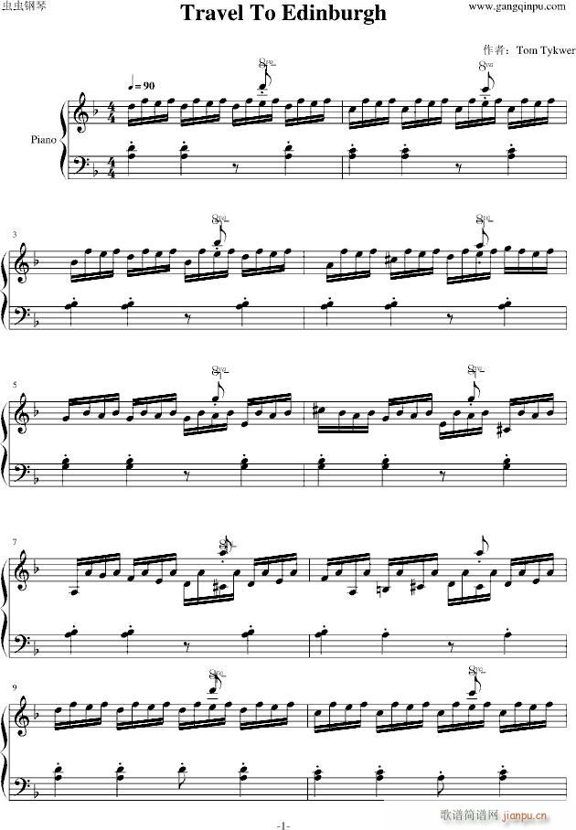 Travel To Edinburgh(钢琴谱)1