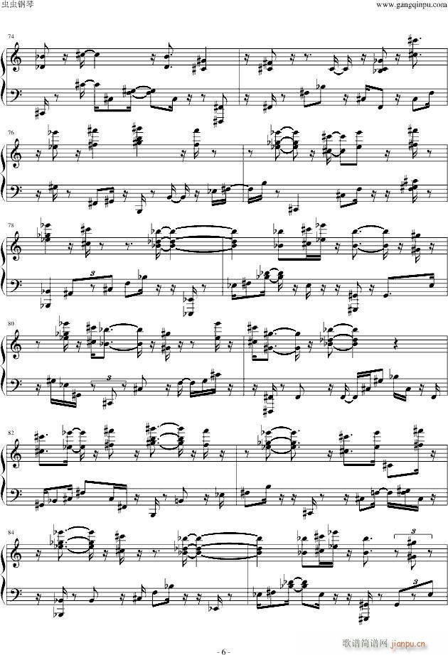 京慕(钢琴谱)6