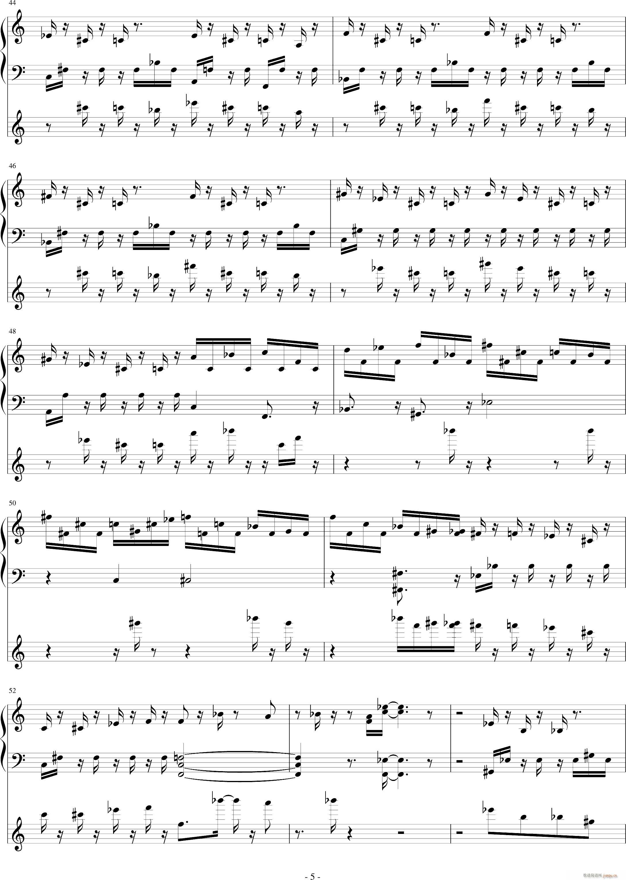 悲怆2012(钢琴谱)5