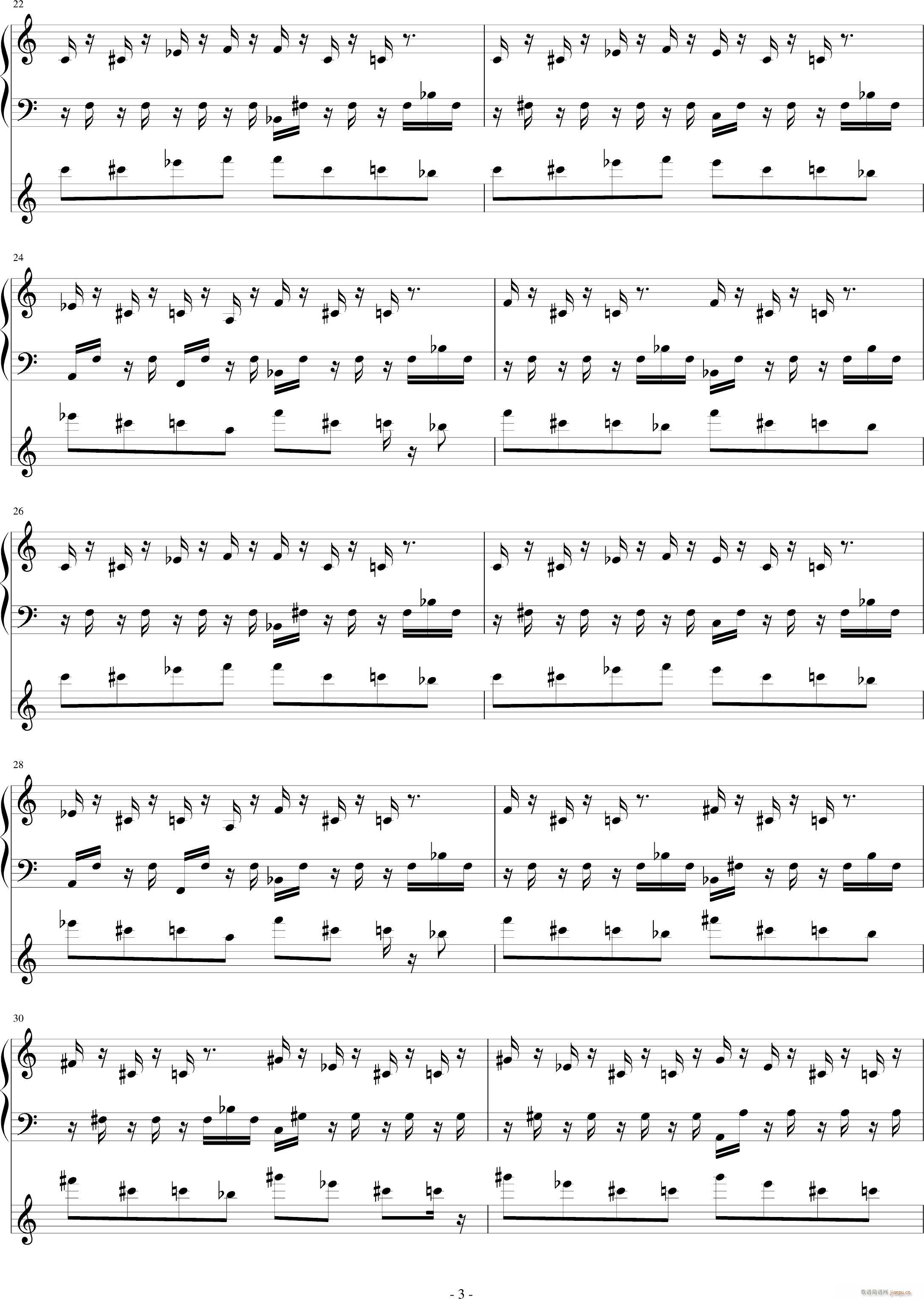 悲怆2012(钢琴谱)3