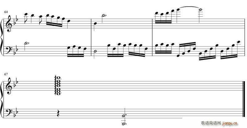 Once upon a time(钢琴谱)5