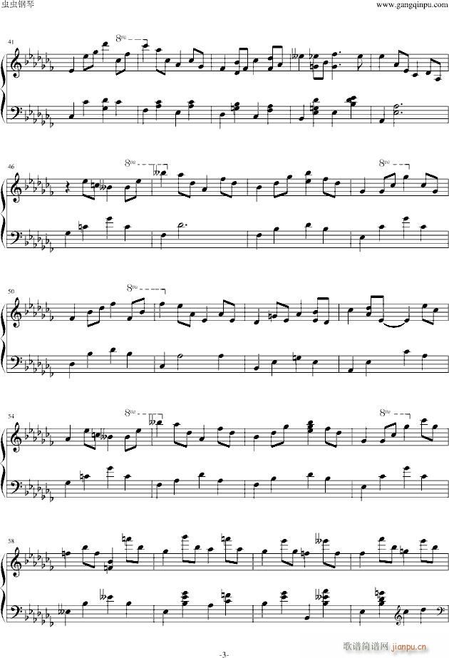 Soothing By Plucking Heartstrings(钢琴谱)3