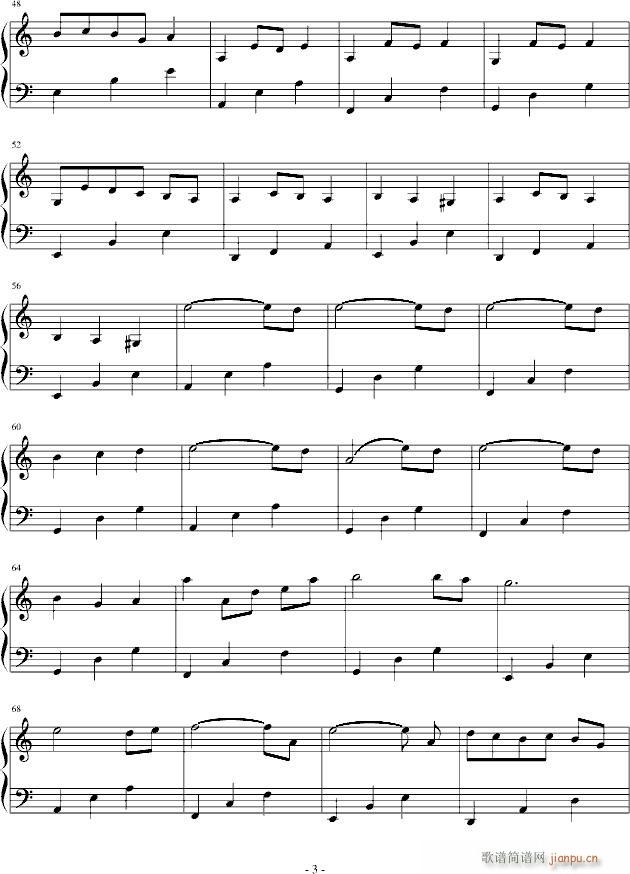 烛之舞(钢琴谱)3