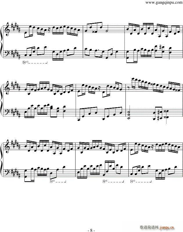 flower dance Okawari(钢琴谱)8