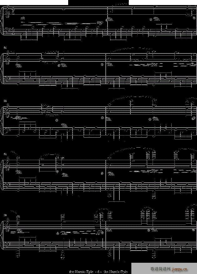 英雄史诗(钢琴谱)6