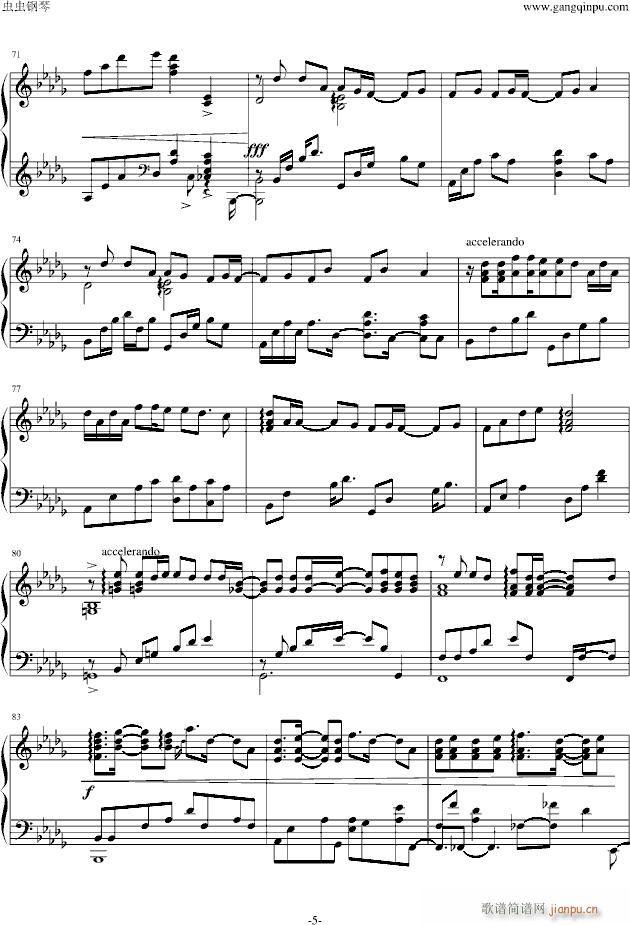 Just be friends 触手猴版(钢琴谱)5