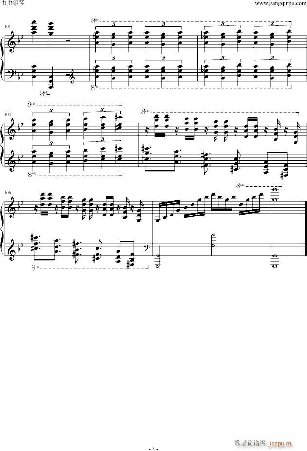 教父 The Godfather(钢琴谱)8