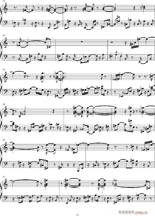 梦之音 回忆(钢琴谱)3