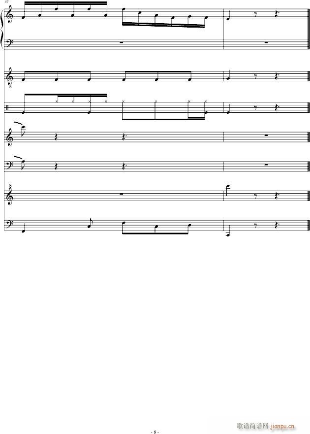 A moment of childish valse(钢琴谱)8