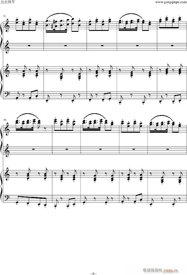 兔子舞 修改并加长版(钢琴谱)6