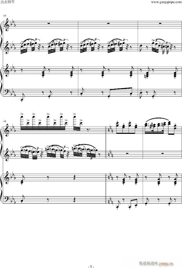 兔子舞 修改并加长版(钢琴谱)5