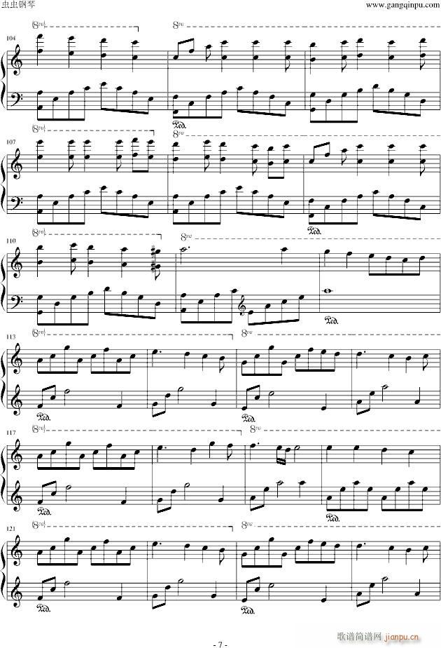 Expecting(钢琴谱)7