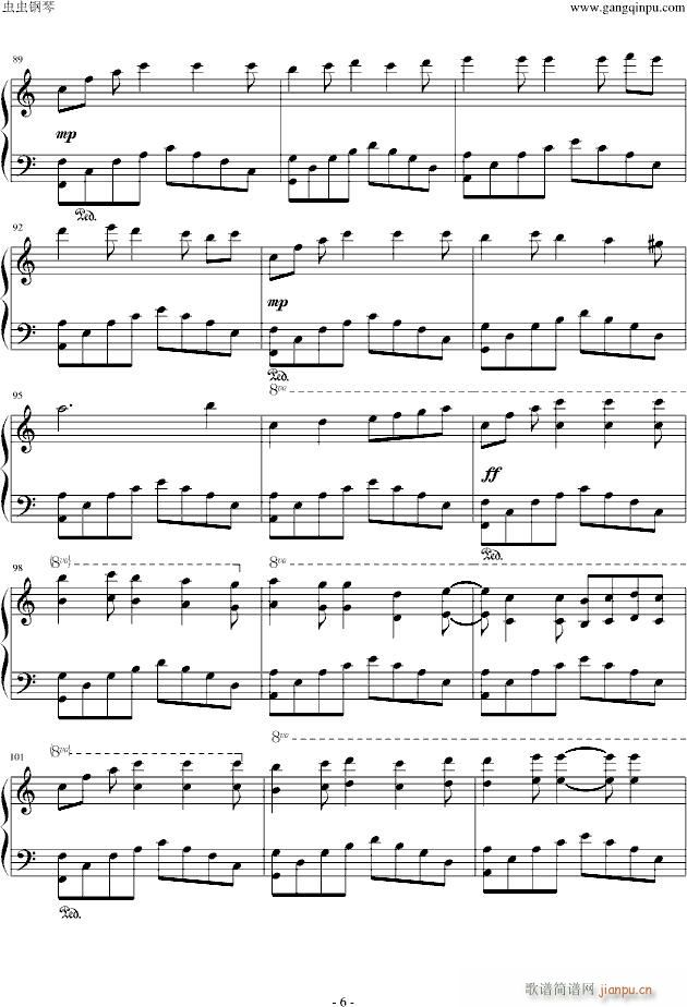 Expecting(钢琴谱)6