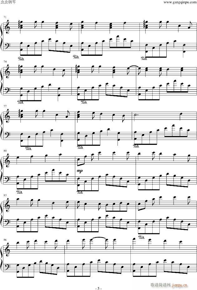 Expecting(钢琴谱)5