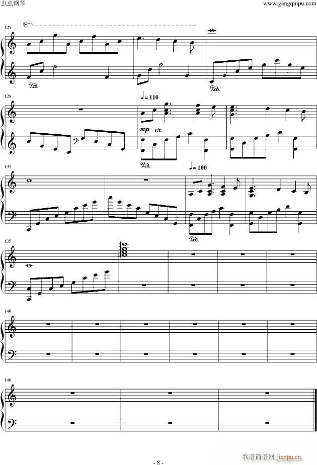 Expecting(钢琴谱)8
