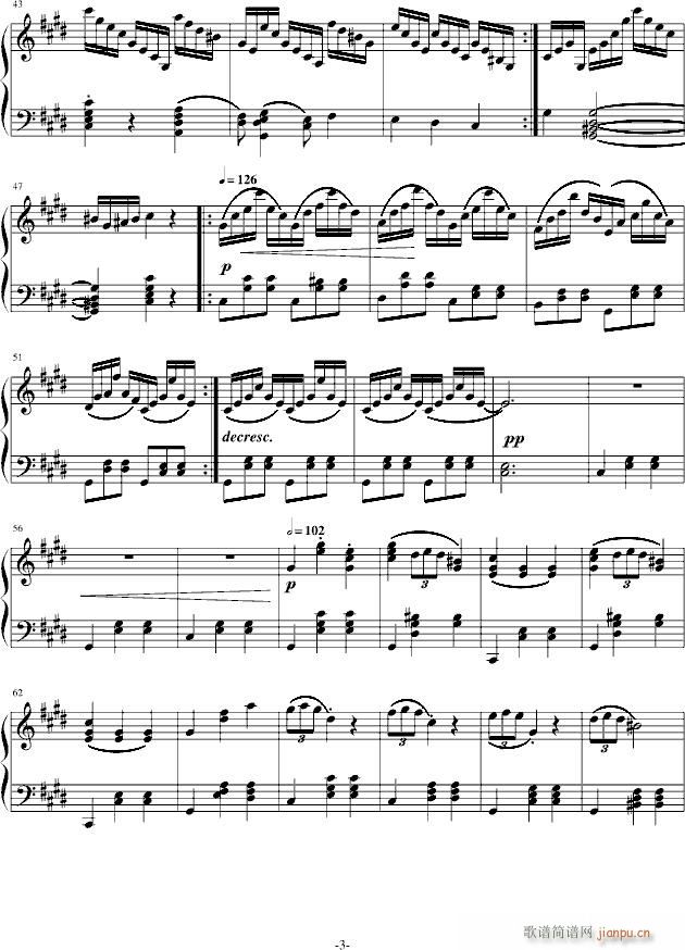 即兴随想曲(钢琴谱)3