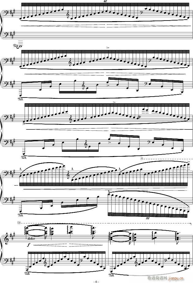 那些过去与未来(钢琴谱)6