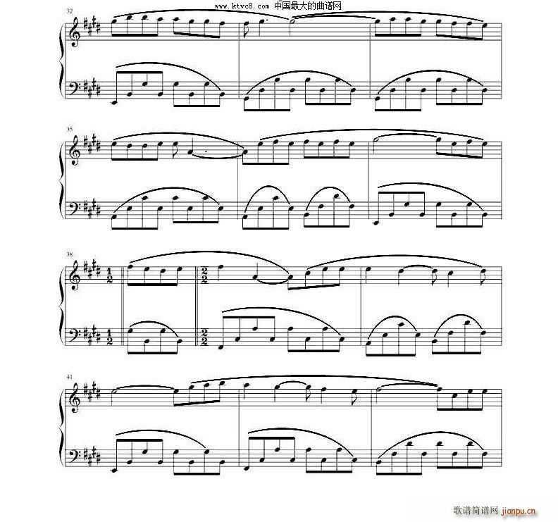 TRISTE COEUR 午后的出发(钢琴谱)3