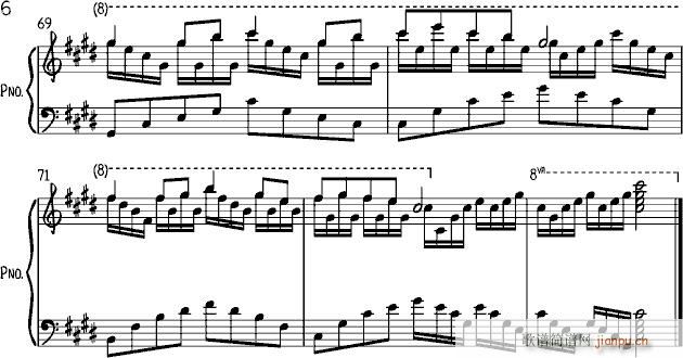 Butterfly Smile独奏(钢琴谱)6