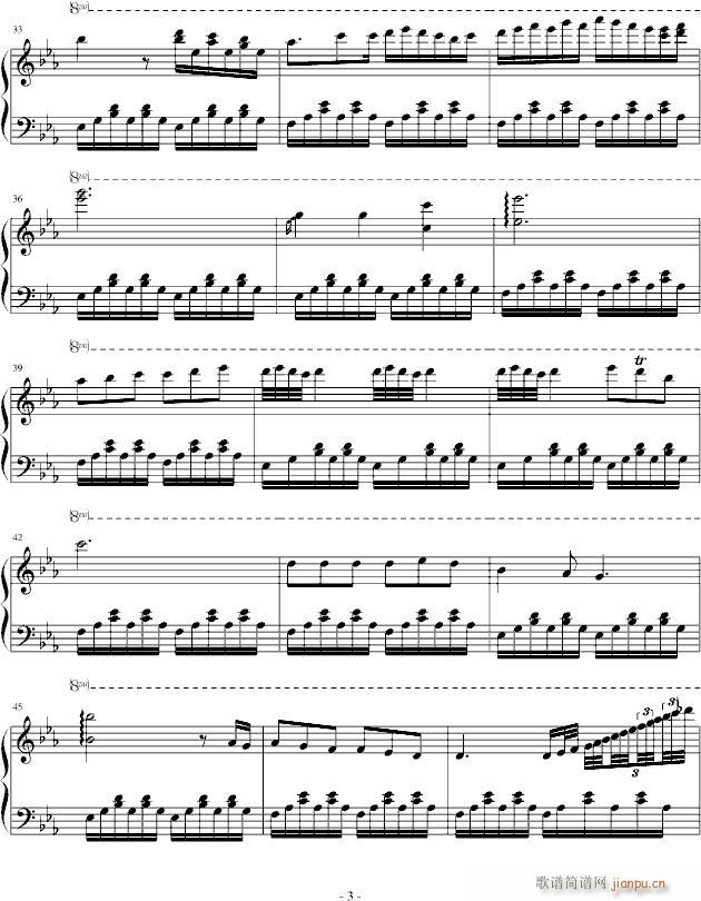 Qiet Afternoon(钢琴谱)3