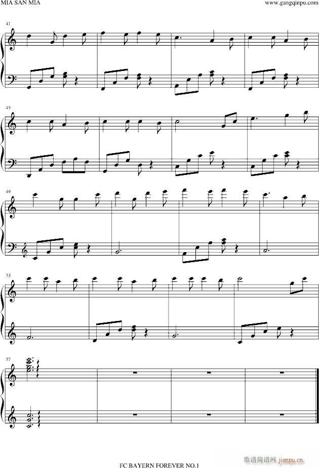 南部之星简易版(钢琴谱)3