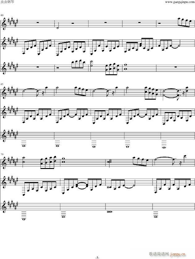 Sundial Dreams 完美版(钢琴谱)5