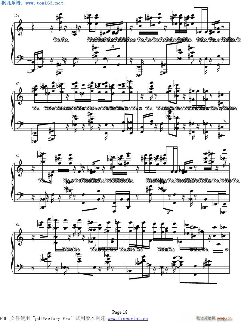 波兰圆舞曲 二(钢琴谱)8