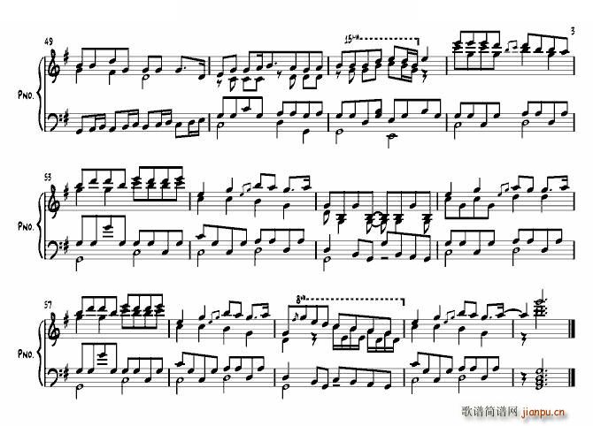 生活大爆炸主题曲完整版(钢琴谱)3