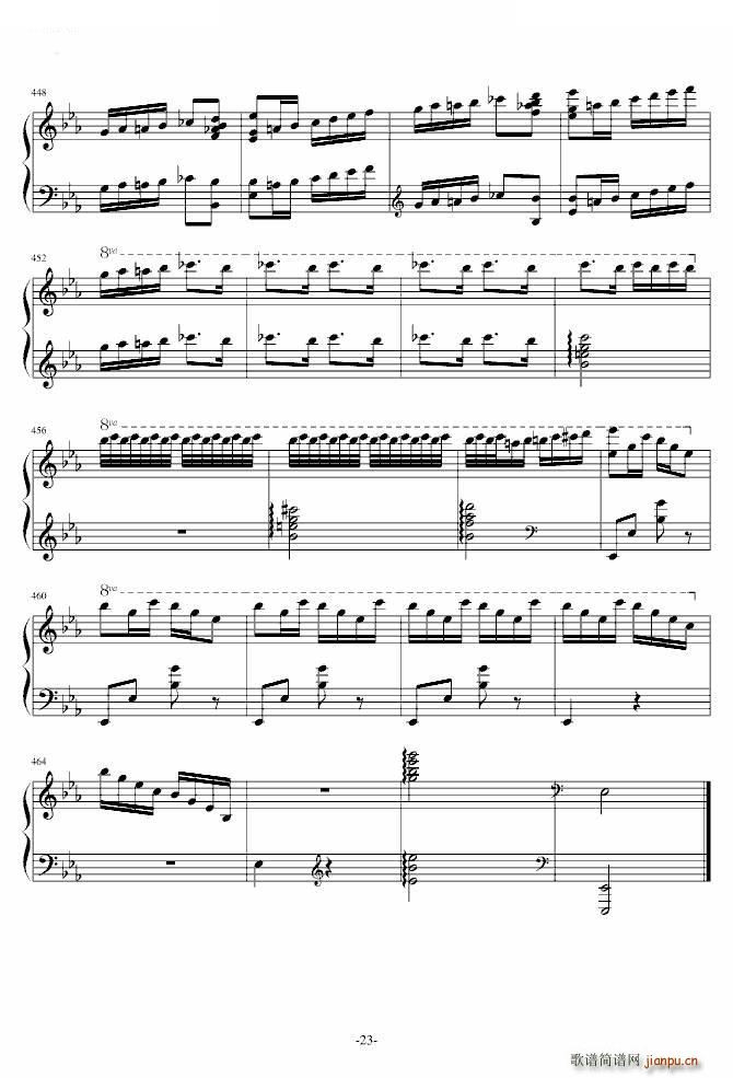 第三钢琴回旋曲Op 16(钢琴谱)23