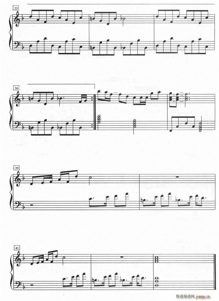 You dont Miss Your Water 钢琴(钢琴谱)3