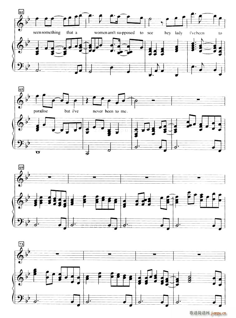 Ive never been to me(钢琴谱)5