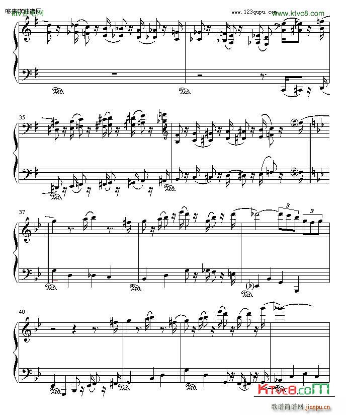 THE PINK PANTHER 动漫影视(钢琴谱)3