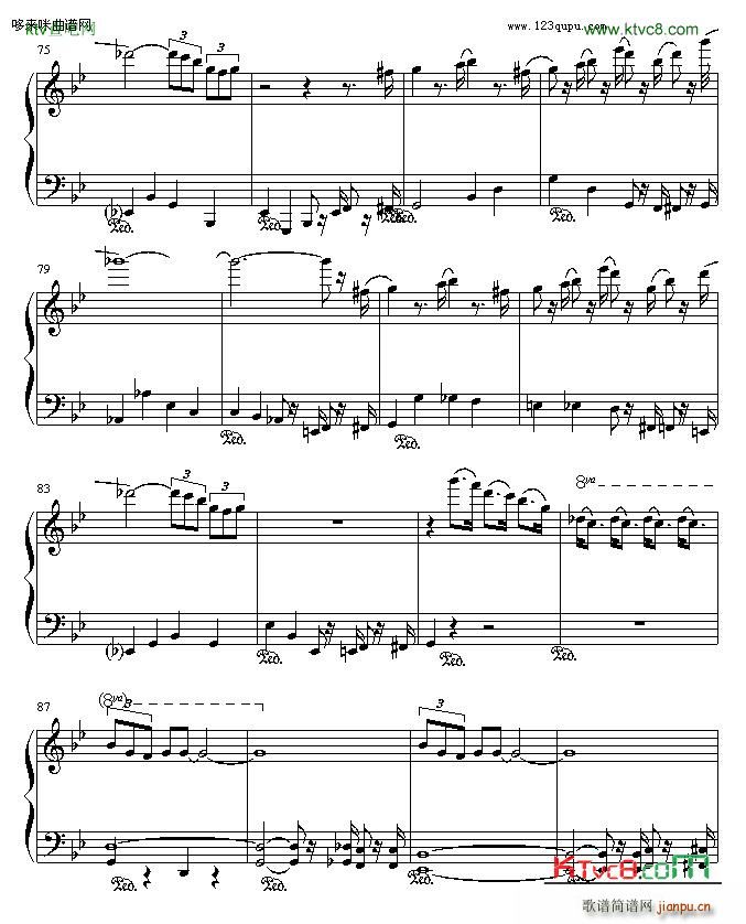 THE PINK PANTHER 动漫影视(钢琴谱)6