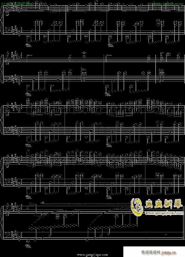 梦 X调(钢琴谱)18