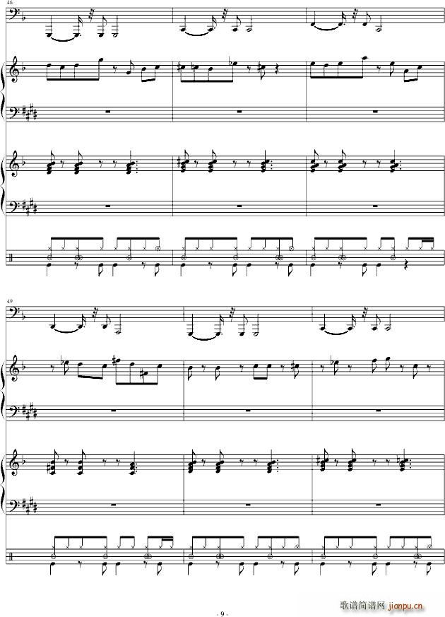 蜜桃冰茶 求支持(钢琴谱)9