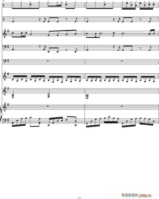 了解(钢琴谱)12