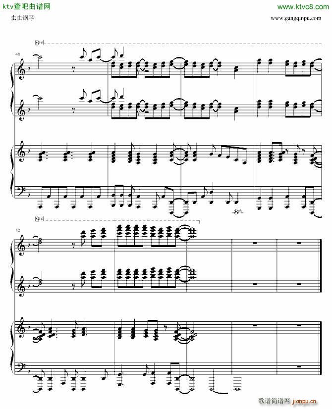 萤之光 四手联弹(钢琴谱)3