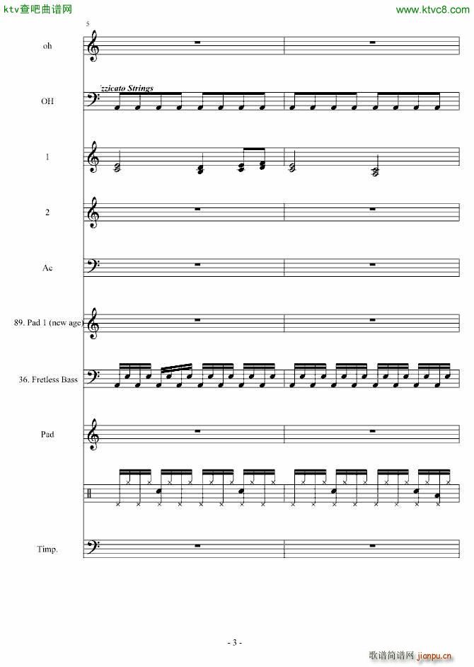 虚张声势 CirahNitex 钢琴叫兽(钢琴谱)3
