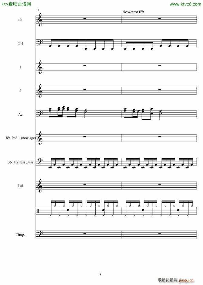 虚张声势 CirahNitex 钢琴叫兽(钢琴谱)8