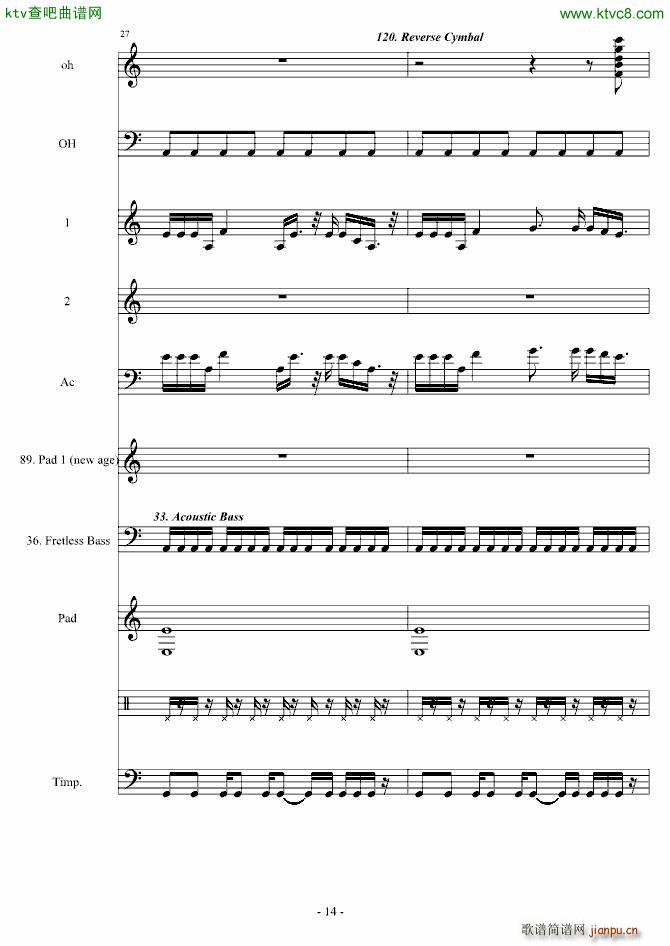 虚张声势 CirahNitex 钢琴叫兽(钢琴谱)14
