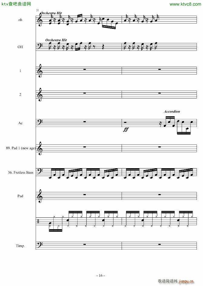 虚张声势 CirahNitex 钢琴叫兽(钢琴谱)16