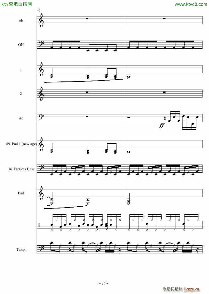 虚张声势 CirahNitex 钢琴叫兽(钢琴谱)25