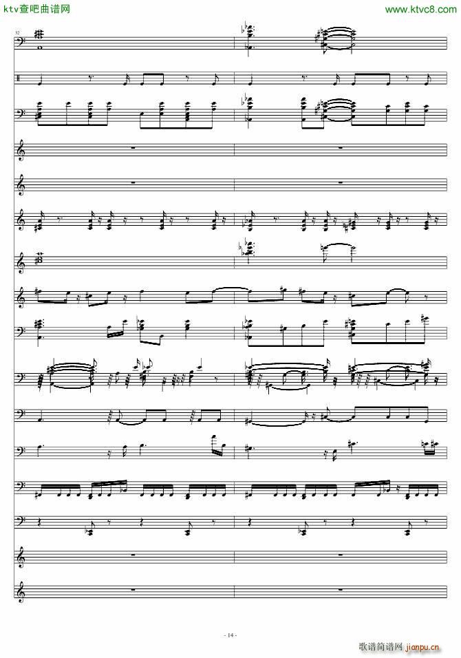 超级新娘主题歌(钢琴谱)14