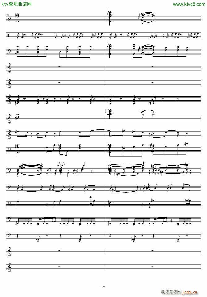 超级新娘主题歌(钢琴谱)36