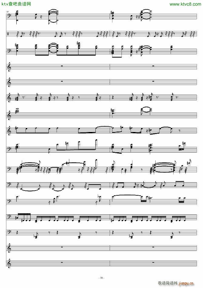 超级新娘主题歌(钢琴谱)38