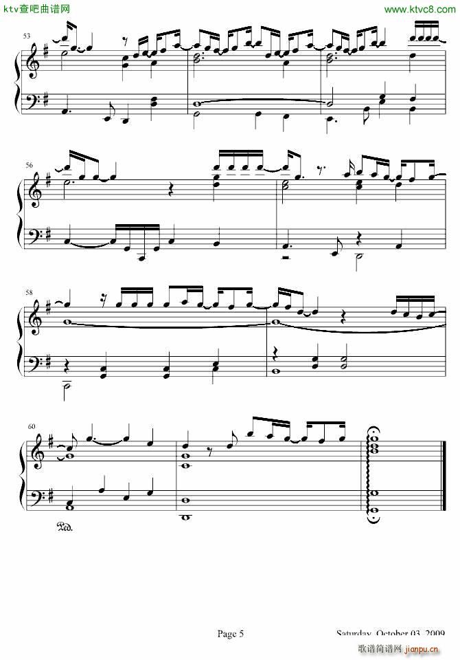 蘿拉普西妮(钢琴谱)1