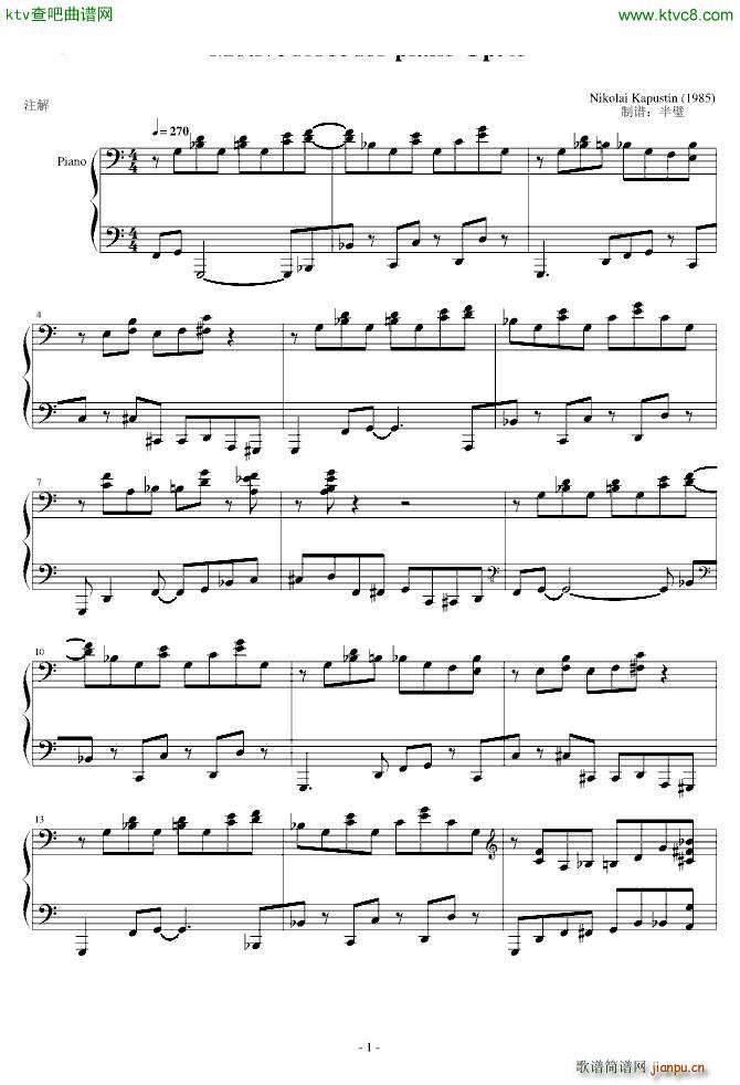 Op 45 Motive Force for Piano(钢琴谱)1