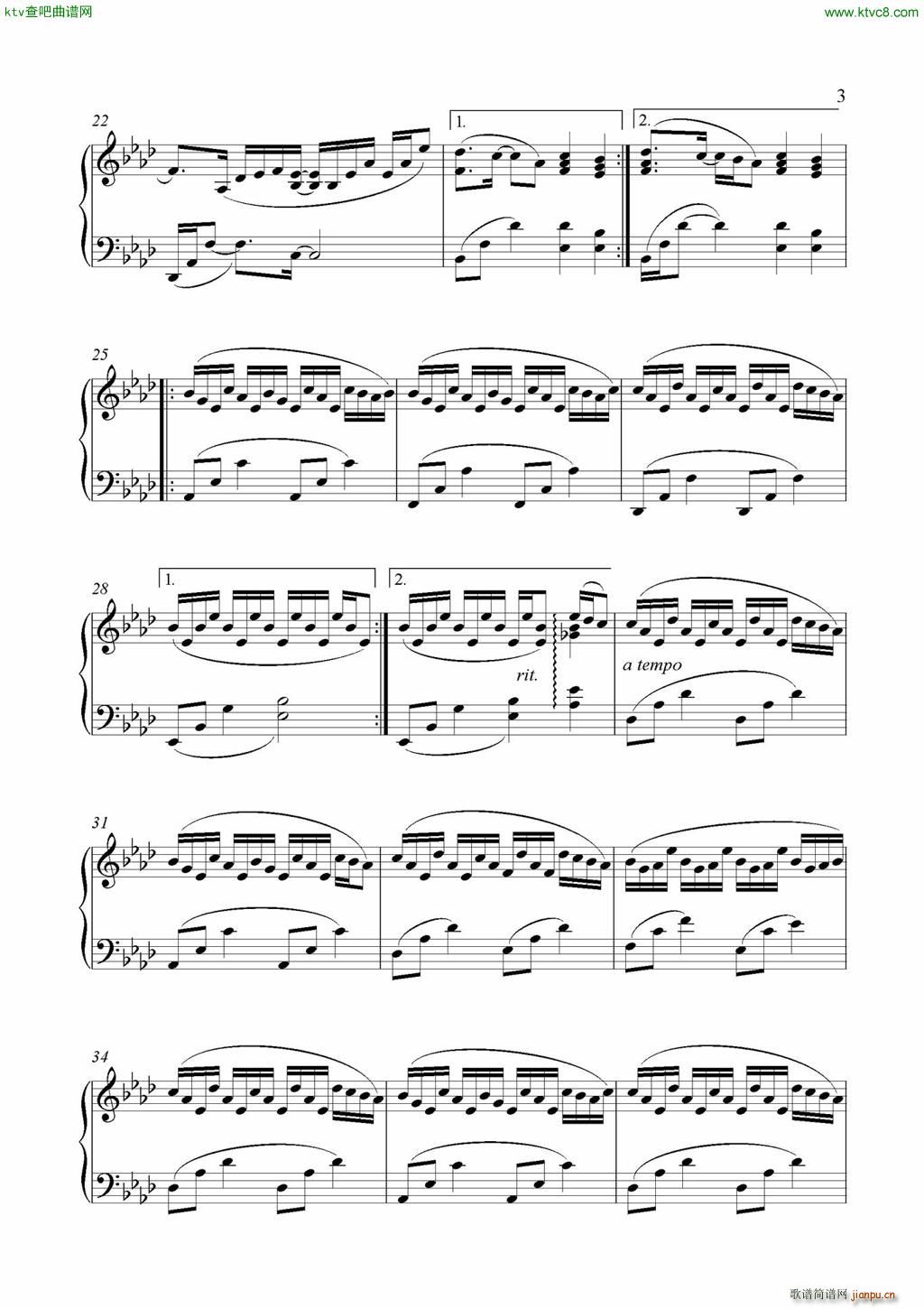 Teach me(钢琴谱)3