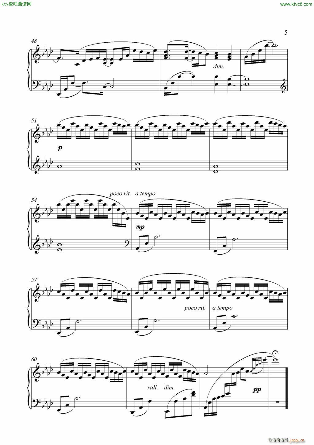 Teach me(钢琴谱)5